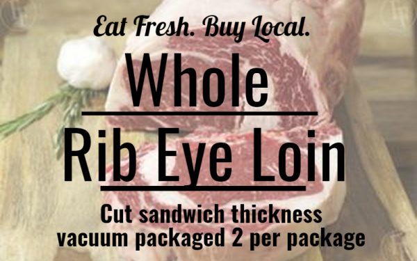 Whole Ribeye cut sandwich