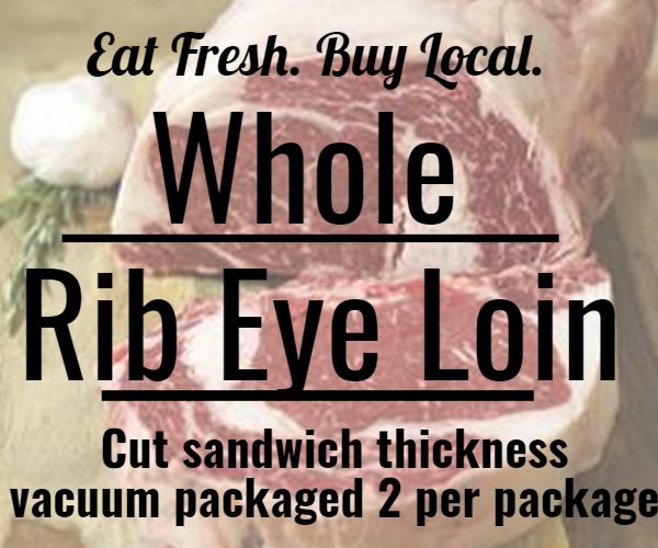 Whole Ribeye cut sandwich